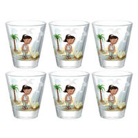 KINDER-GLÄSERSET Bambini Aventura 6-teilig  - Trend, Glas (8,5/9/8,5cm) - Leonardo
