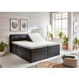 BOXSPRINGBETT 180/200 cm  in Grau  - Schwarz/Grau, KONVENTIONELL, Kunststoff/Textil (180/200cm) - Carryhome