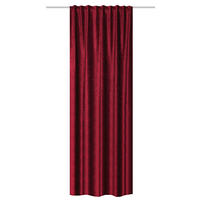 HOTOVÝ ZÁVĚS, neprůsvitné, 135/245 cm - bordeaux, Basics, textil (135/245cm)