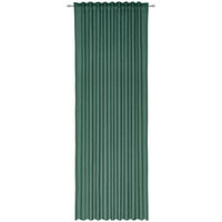 FERTIGVORHANG  transparent  140/255 cm   - Dunkelgrün, Basics, Textil (140/255cm) - Bio:Vio