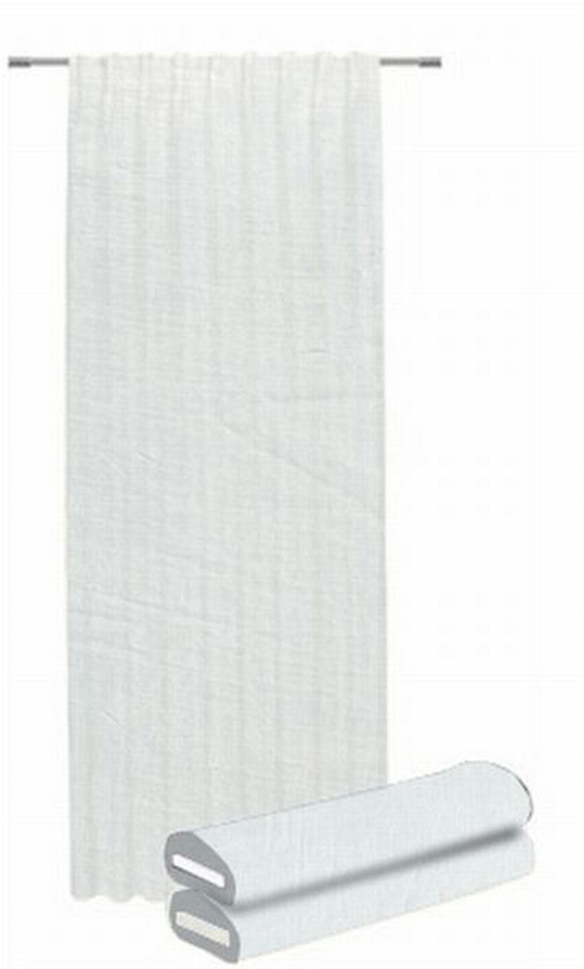 TKANINA ZA ZAVJESE bijela   - bijela, Konvencionalno, tekstil (280cm) - Novel