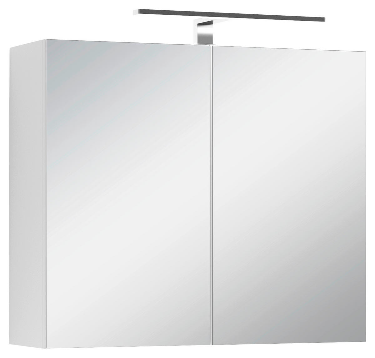 SPIEGELSCHRANK 70/60/20 cm  - Weiß, MODERN, Glas/Holzwerkstoff (70/60/20cm) - MID.YOU