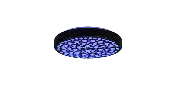 LED-DECKENLEUCHTE 40,5/9 cm - Schwarz, Basics, Kunststoff (40,5/9cm) - Novel