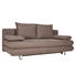 SCHLAFSOFA Mikrofaser Braun - Chromfarben/Braun, Design, Textil (196/74/90cm) - CARRYHOME
