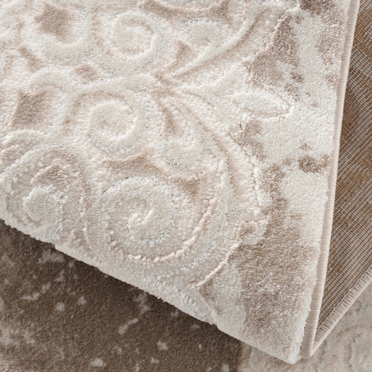 WEBTEPPICH 80/150 cm Harmony Beige rechteckig  - Beige, LIFESTYLE, Textil (80/150cm) - Novel