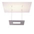DECKENLEUCHTE - Alufarben, LIFESTYLE, Glas/Metall (60/60/40cm)