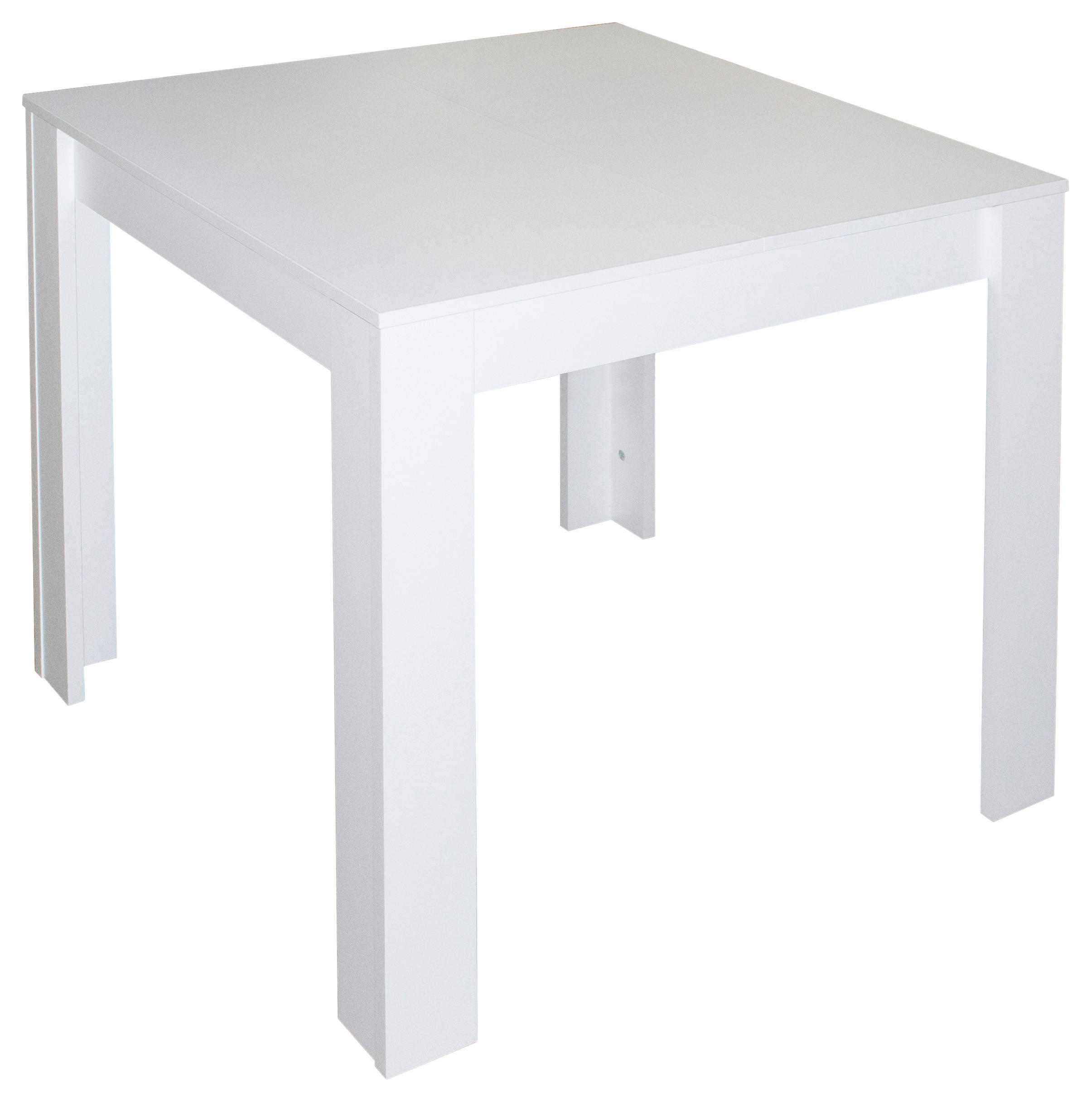 ESSTISCH in Holzwerkstoff 80/75/80 cm  - Weiß, MODERN, Holzwerkstoff (80/75/80cm) - Livetastic