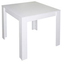 ESSTISCH in Holzwerkstoff 80/75/80 cm  - Weiß, MODERN, Holzwerkstoff (80/75/80cm) - Livetastic