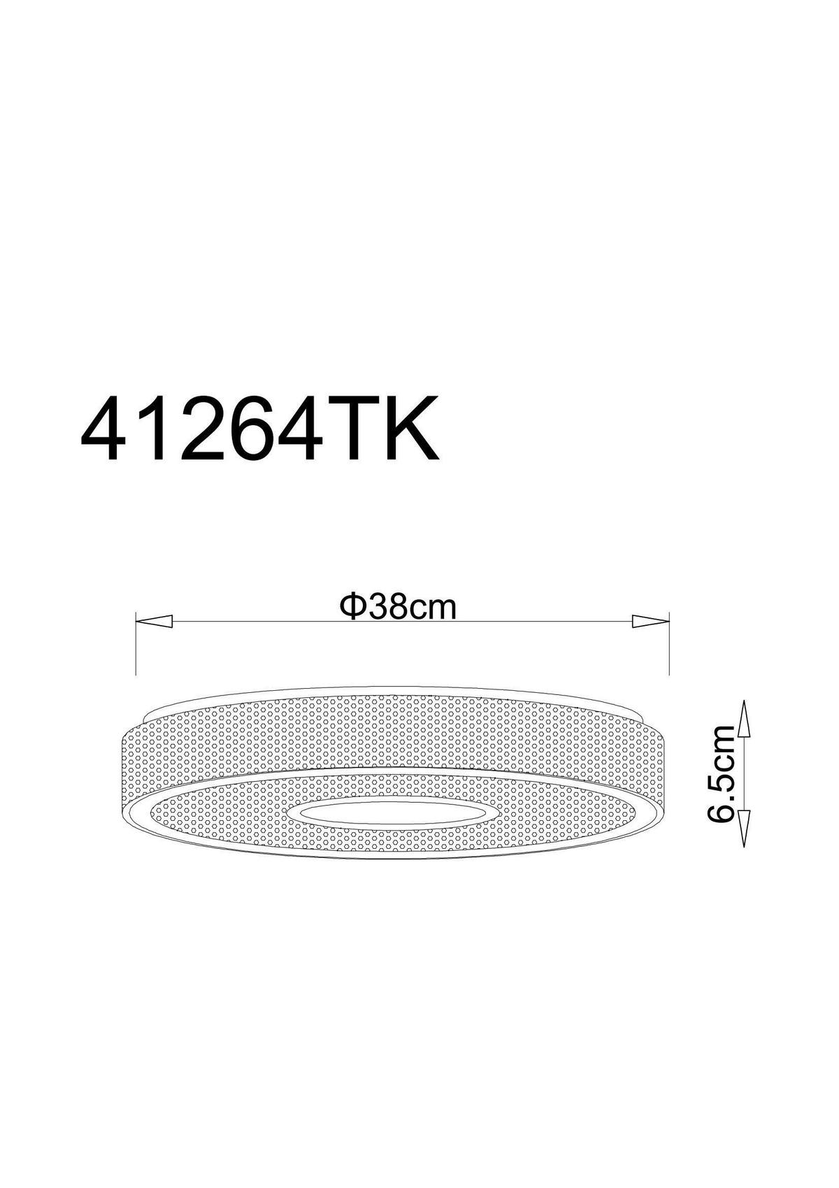 LED-TAKLAMPA ASTANIA 38/6,5 cm  - klar/vit, Basics, metall/plast (38/6,5cm) - Globo