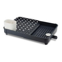 ABTROPFMATTE   - Dunkelgrau, Basics, Kunststoff/Metall (32/36,4/16,1cm) - Joseph Joseph