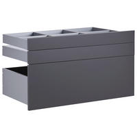 SCHUBLADENSET 90,9/50,3/46,8 cm Anthrazit  - Anthrazit, KONVENTIONELL, Holzwerkstoff (90,9/50,3/46,8cm) - Hom`in