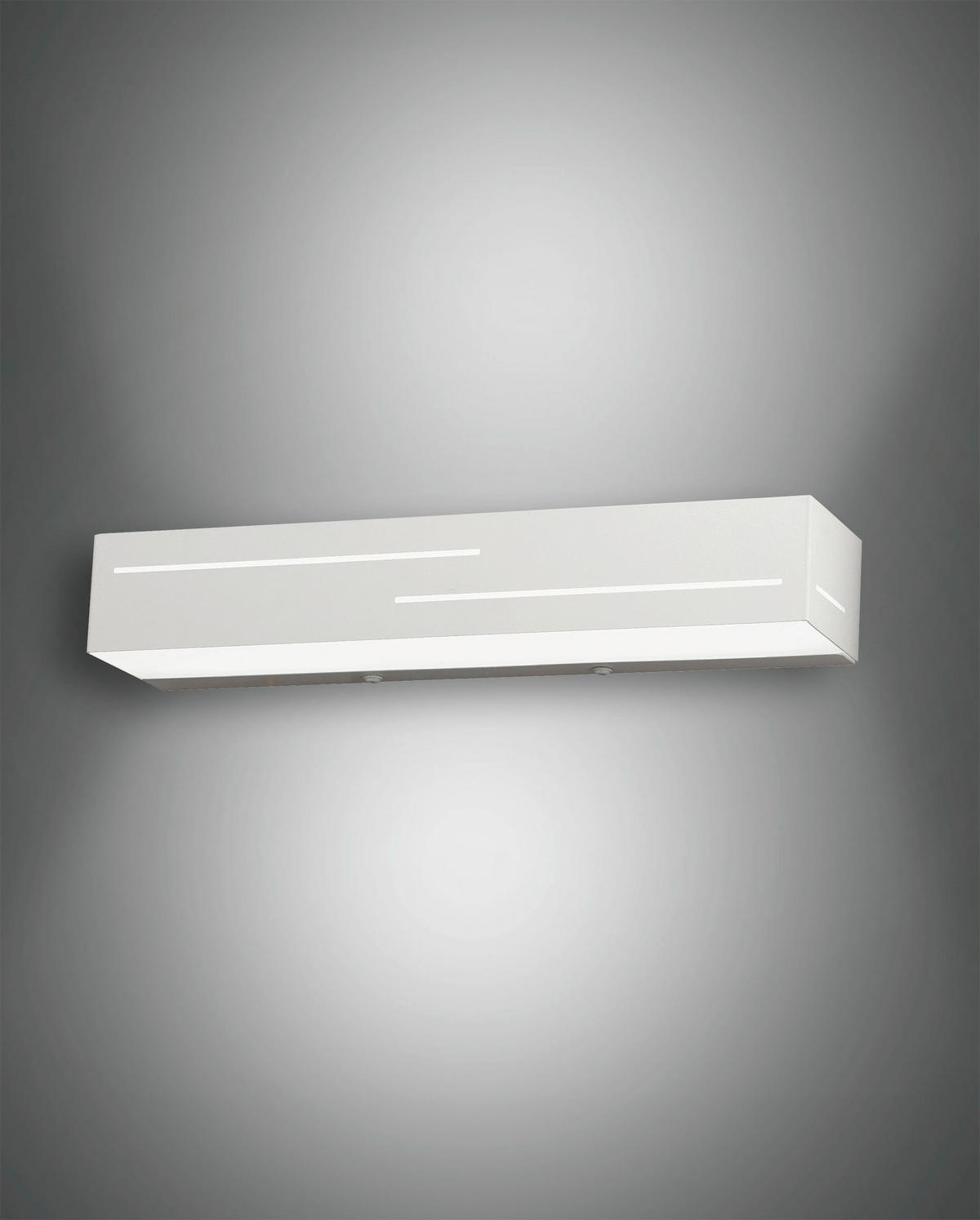 LED-WANDLEUCHTE Banny 31/7/5 cm   - Weiß, Basics, Kunststoff/Metall (31/7/5cm) - Fabas Luce