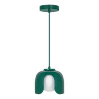 HÄNGELEUCHTE 20/121,5 cm  - Grün, Basics, Glas/Metall (20/121,5cm) - Osram