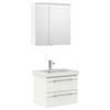 BADEZIMMER 3-teilig  in 70 cm  - Chromfarben/Weiß Hochglanz, KONVENTIONELL, Glas/Holzwerkstoff (70cm) - Pelipal