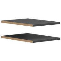 EINLEGEBODEN - Graphitfarben, MODERN, Holzwerkstoff (26,9/1,5/36cm) - Carryhome