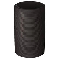 KELÍMEK NA ZUBNÍ KARTÁČEK antracitová - antracitová, Basics, plast (6,5/11,3/6,5cm) - Sadena