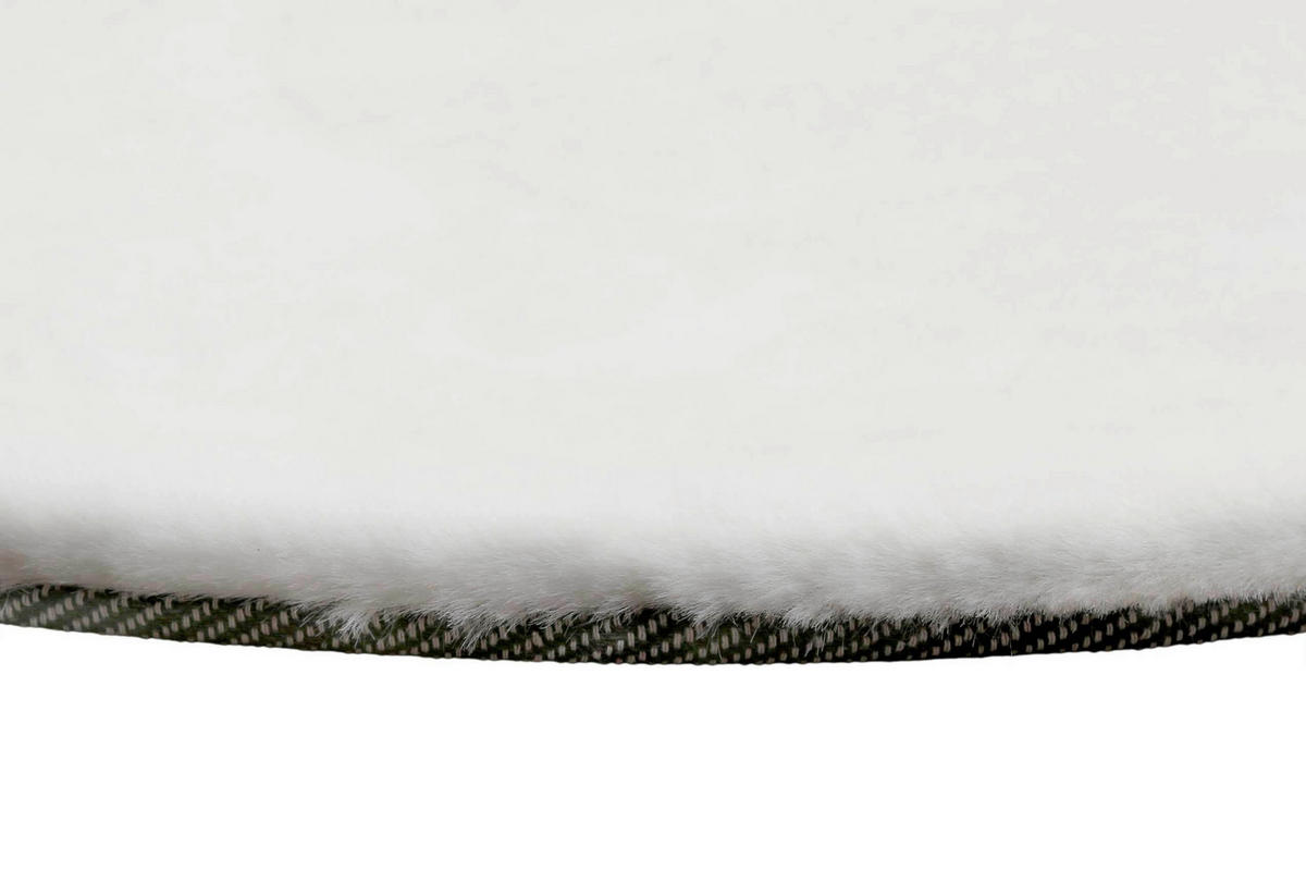 HOCHFLORTEPPICH 100/100 cm ESP-4377-18 Weiß  - Weiß, KONVENTIONELL, Textil (100/100cm) - Esprit