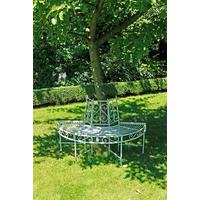 BAUMBANK 63/80/122 cm  Stahl  - Weiß, Basics, Metall (63/80/122cm) - Gardenson