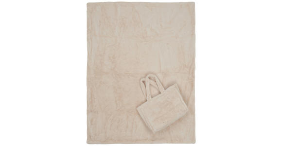 KUSCHELSET 130/160 cm - Creme, KONVENTIONELL, Textil (130/160cm) - Esposa