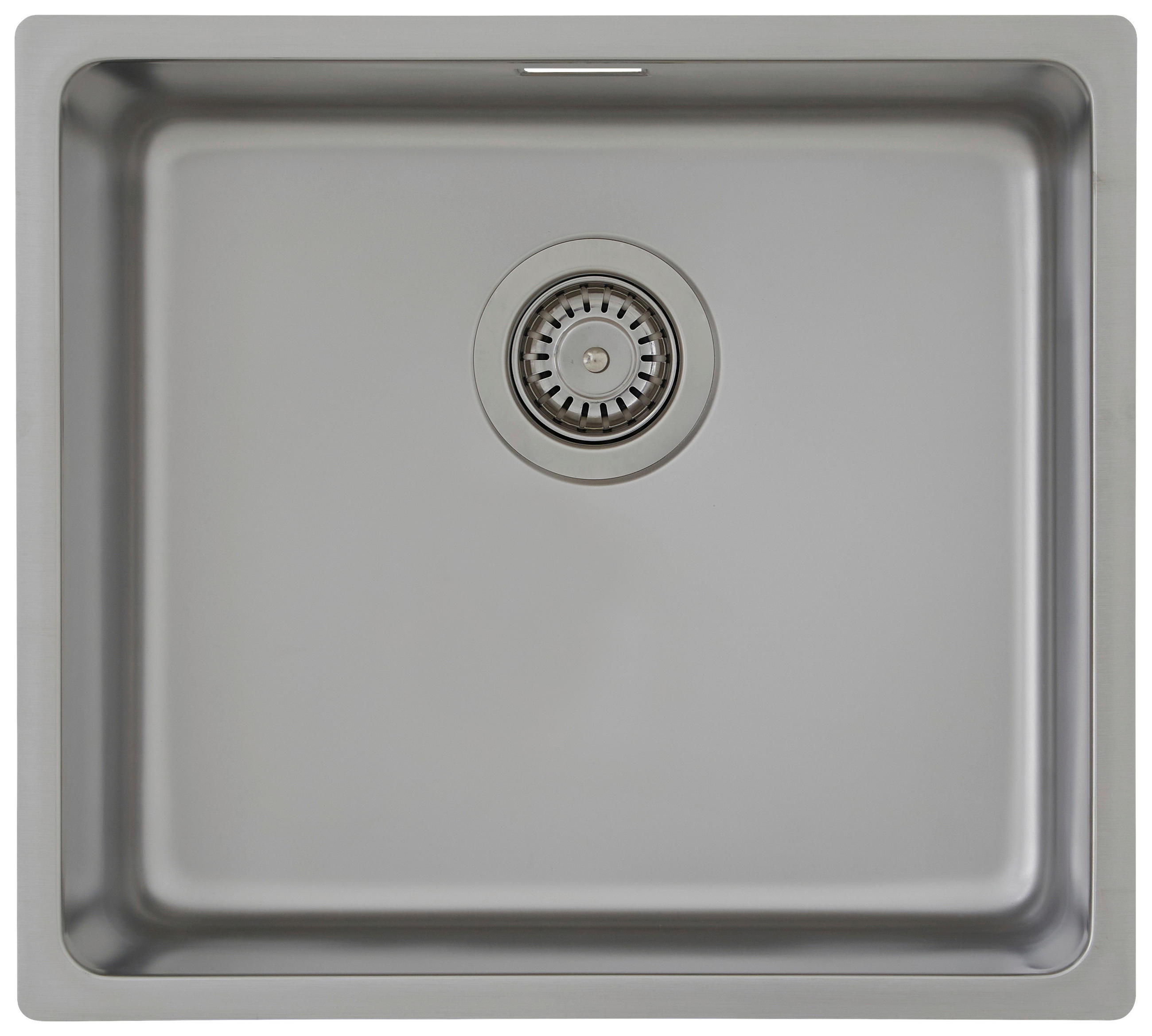 SPÜLE 1720DETROIT49X44  - Edelstahlfarben, Trend, Metall (49/22,5/44cm) - Respekta