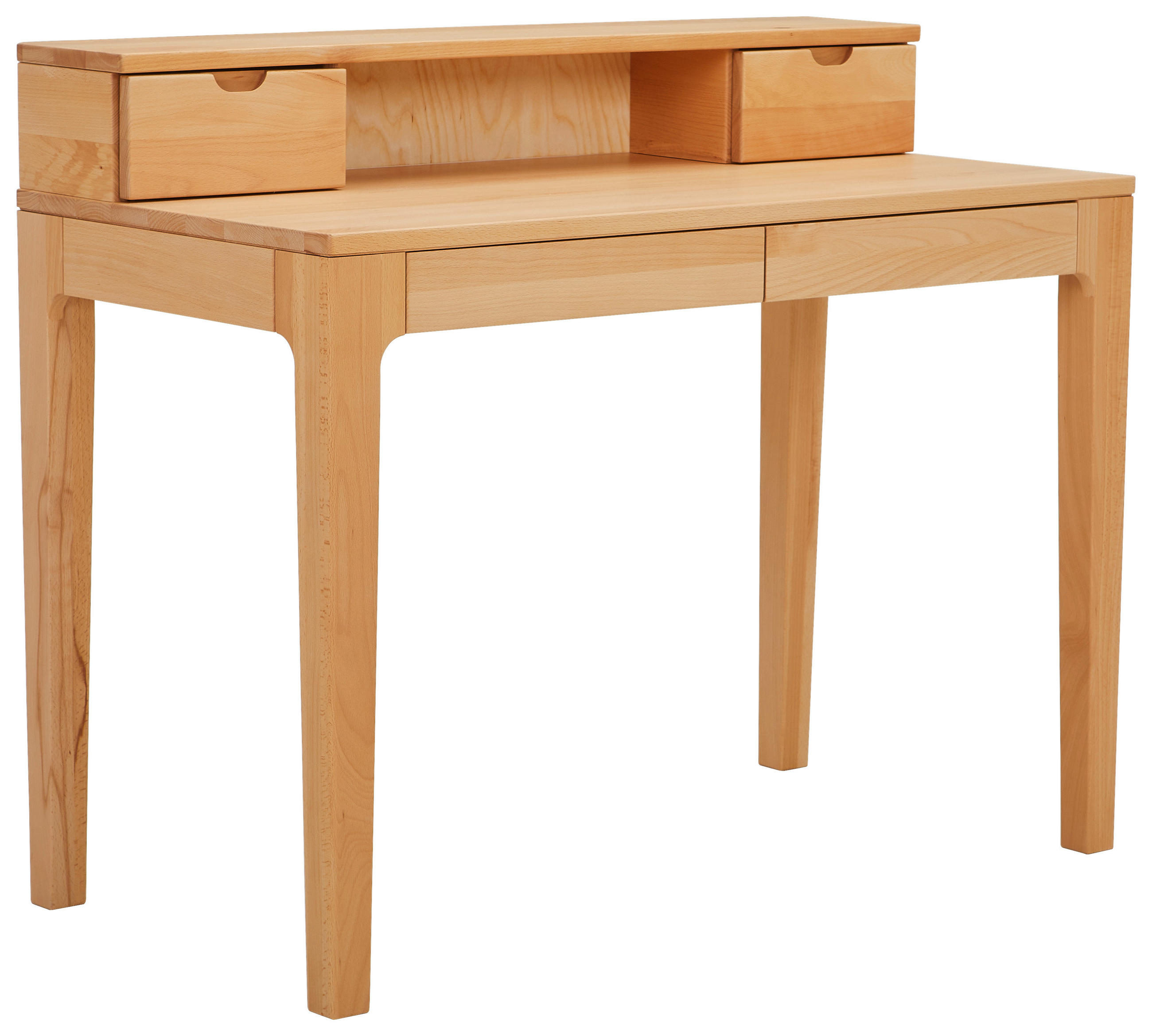 Boxxx Schreibtisch Kernbuche 55-91x76x110 cm