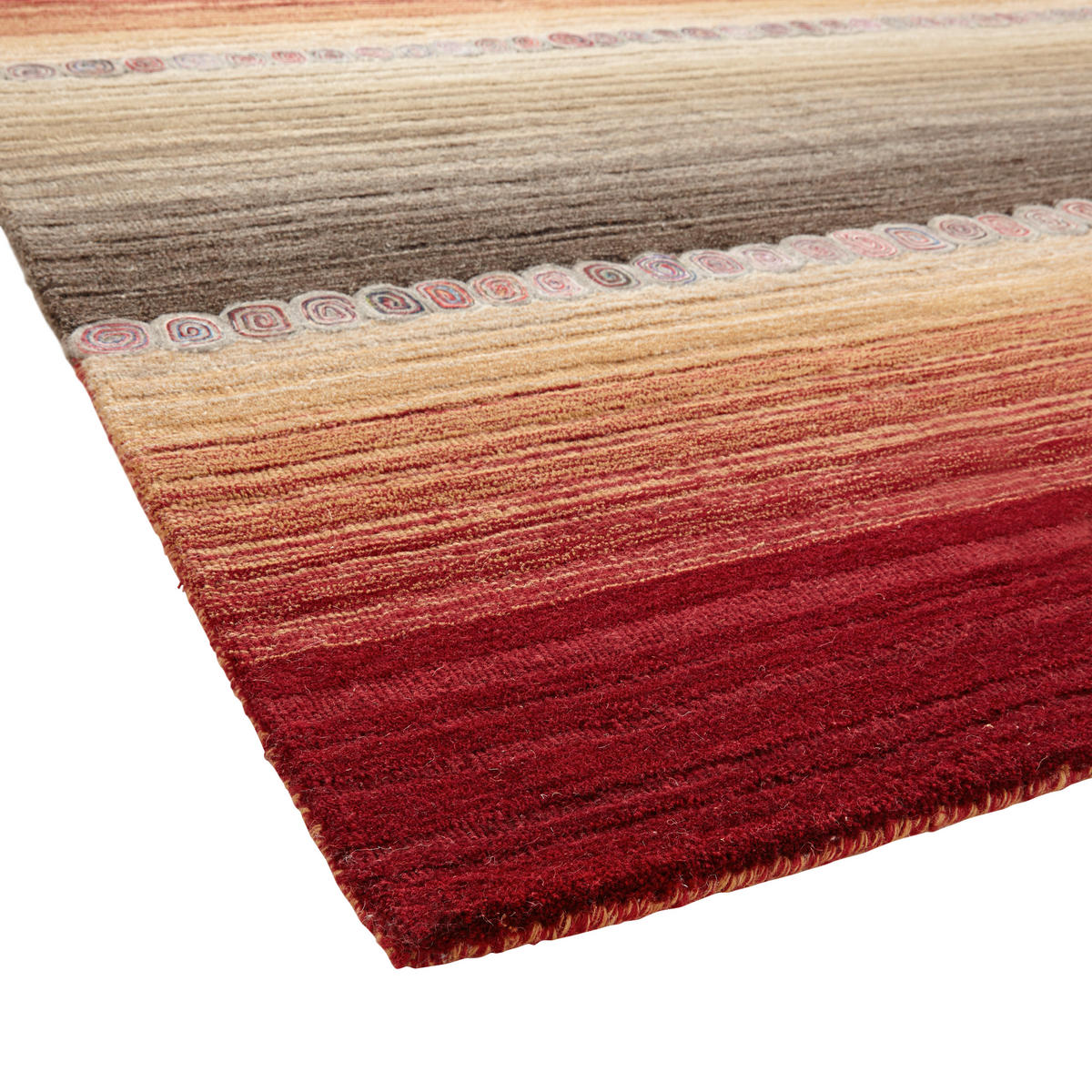 ORIENTÁLNY KOBEREC, 120/180 cm, sivá, červená - sivá/červená, Konventionell, textil (120/180cm) - Cazaris