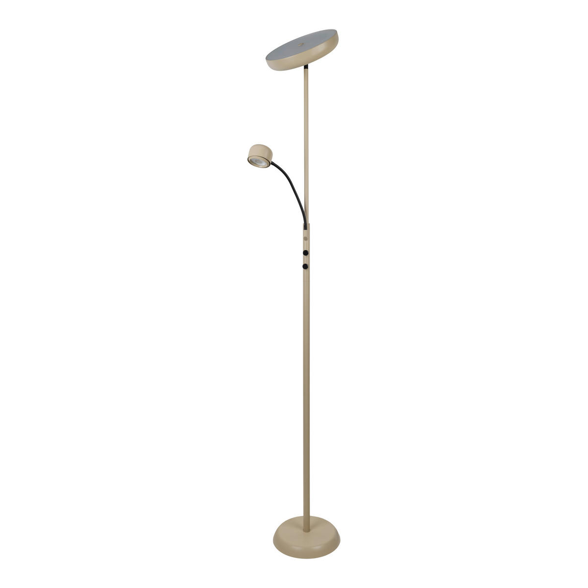 LED-STEHLEUCHTE  26/26/180 cm    - Beige, Design, Metall (26/26/180cm) - Näve