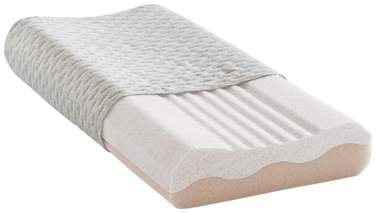 NACKENKISSEN 33/62 cm  - Weiß, Basics, Textil (33/62cm)