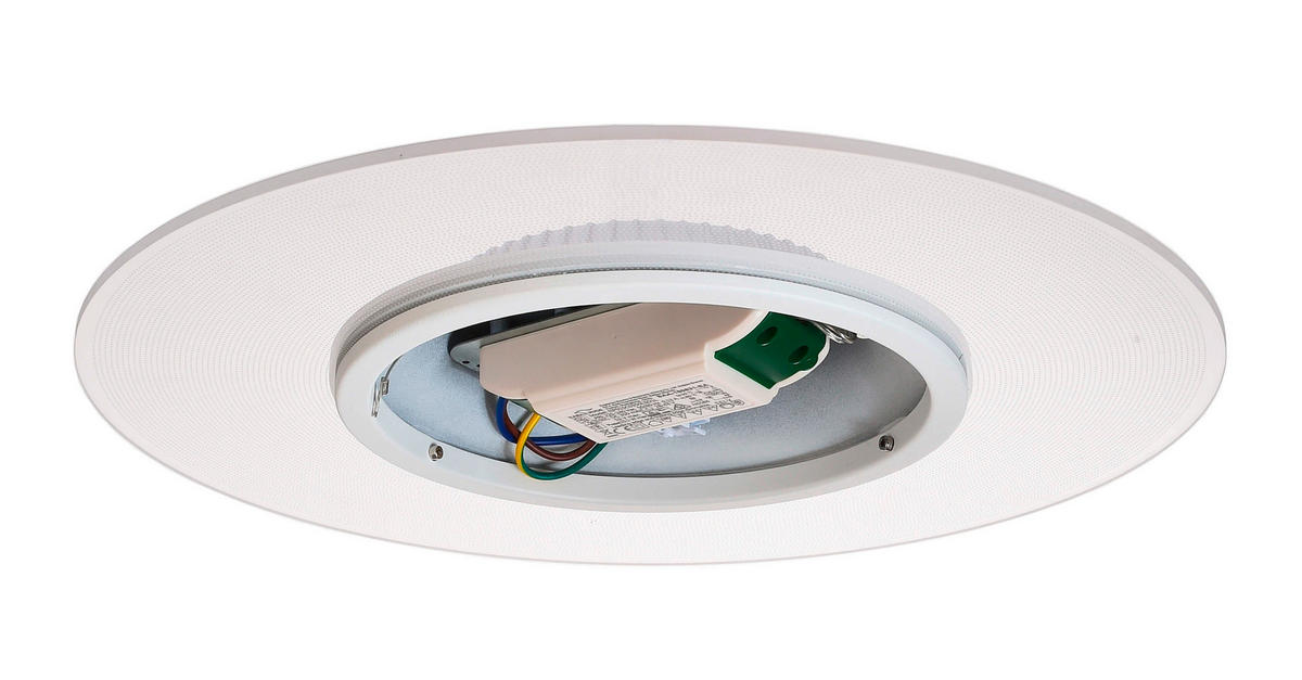 LED-DECKENLEUCHTE    37/37/4,5 cm  - Grau, Konventionell, Kunststoff (37/37/4,5cm)