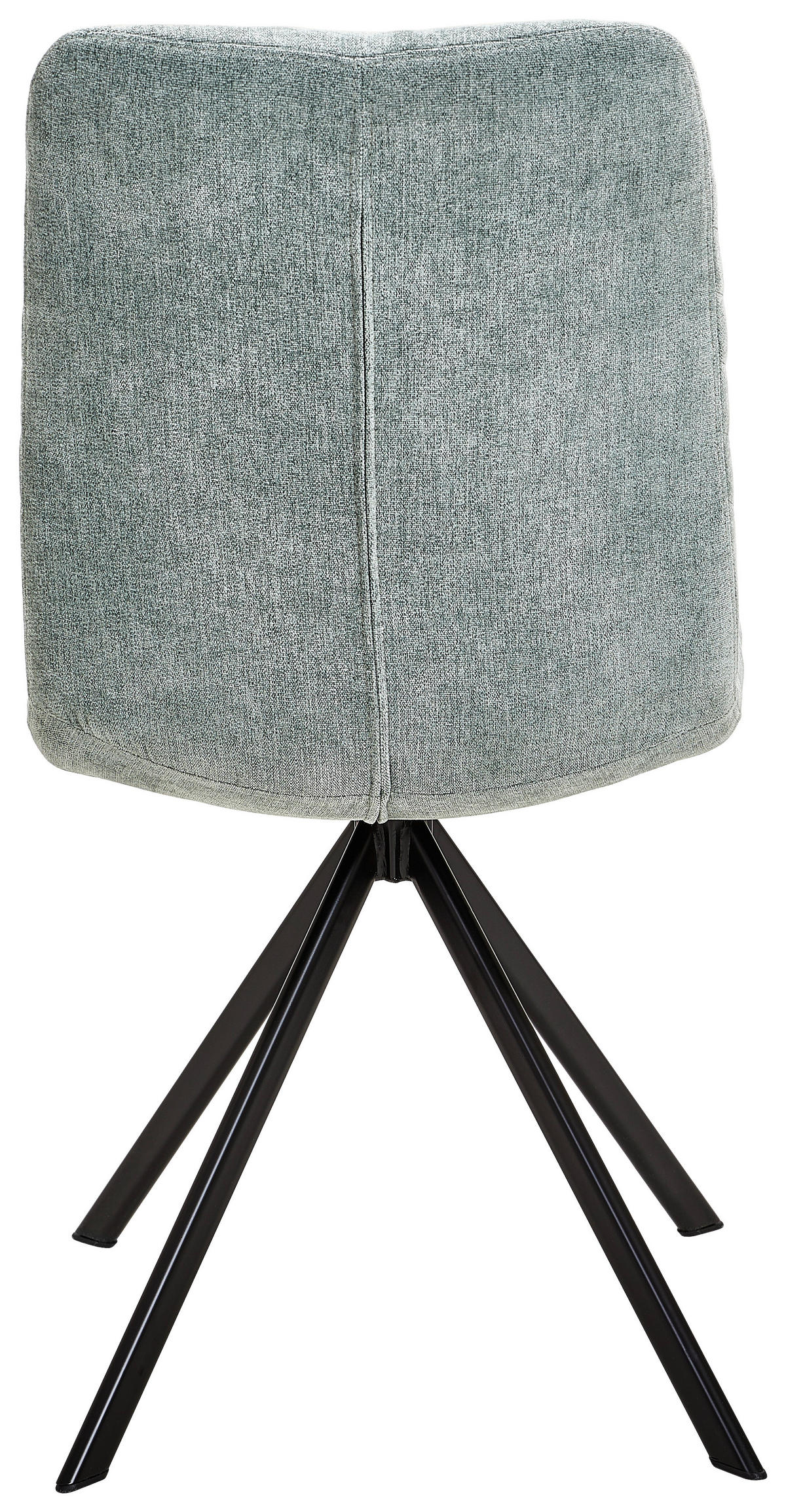 STUHL - Blau/Schwarz, Design, Textil/Metall (47/87/61cm) - Xora