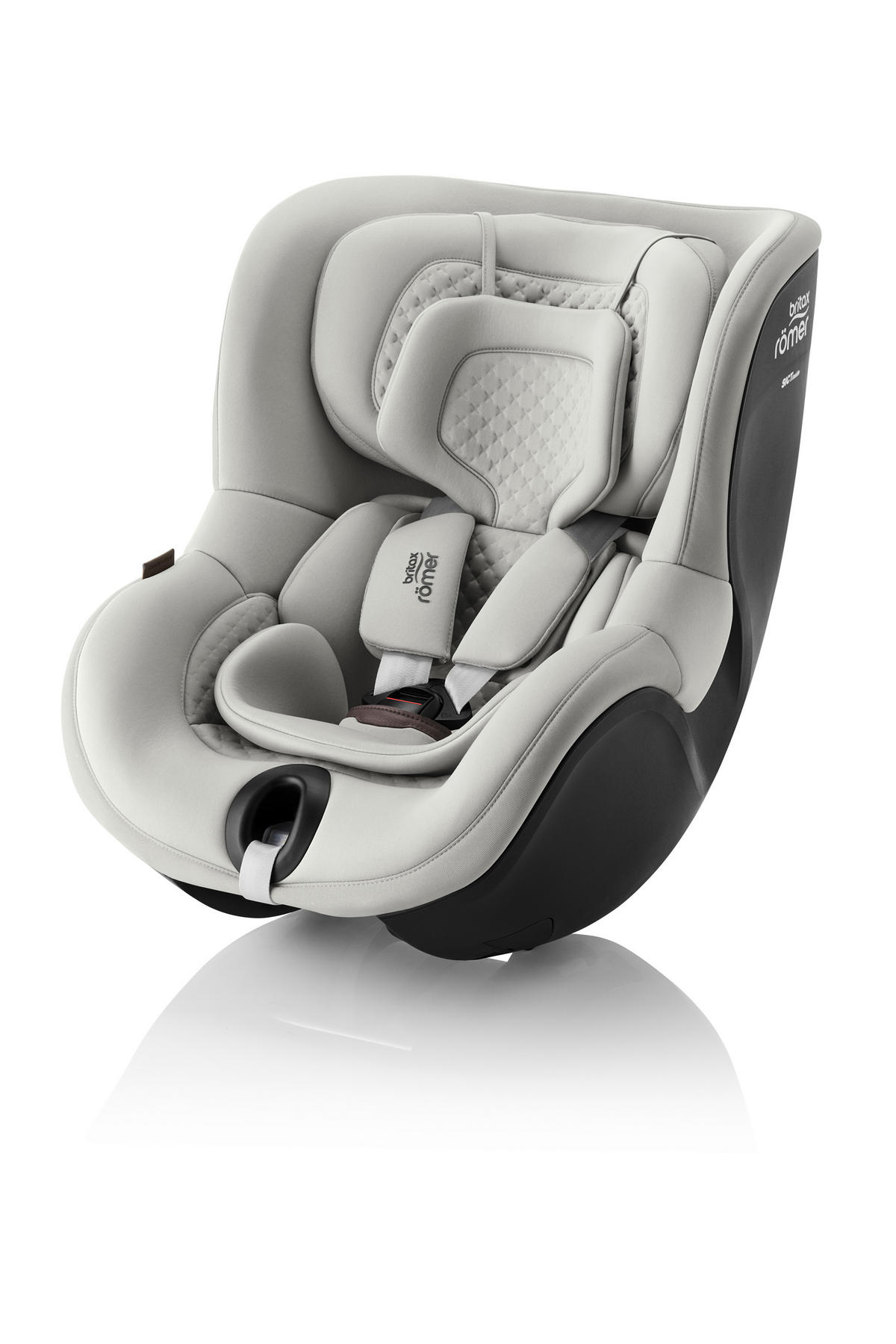 REBOARDER-KINDERSITZ Dualfix Pro M  - Greige/Hellgrau, Basics, Kunststoff/Textil (44/48/74cm) - Britax Römer
