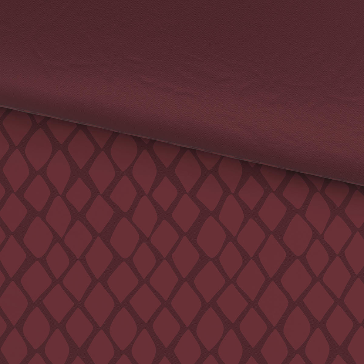 WENDEBETTWÄSCHE STRIPES DK Satin 135/200 cm  - Kirschrot, Design, Textil (135/200cm) - Dieter Knoll
