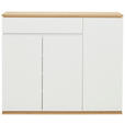 SCHUHSCHRANK 135/112/38 cm - Schwarz/Weiß, Design, Holzwerkstoff/Kunststoff (135/112/38cm) - Xora