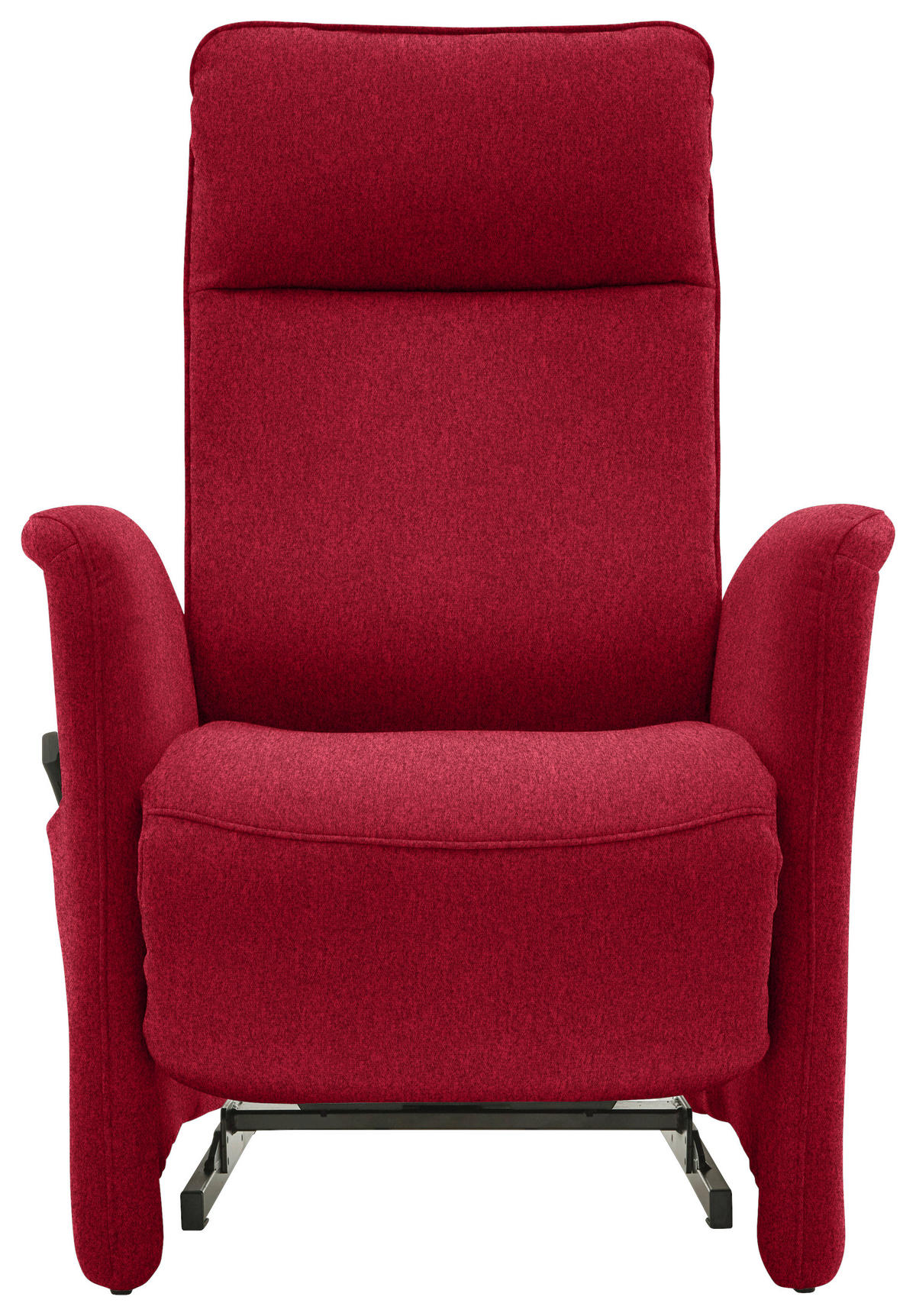 FERNSEHSESSEL in Chenille Rot  - Rot, Konventionell, Textil (79/114/87-176cm) - Valdera