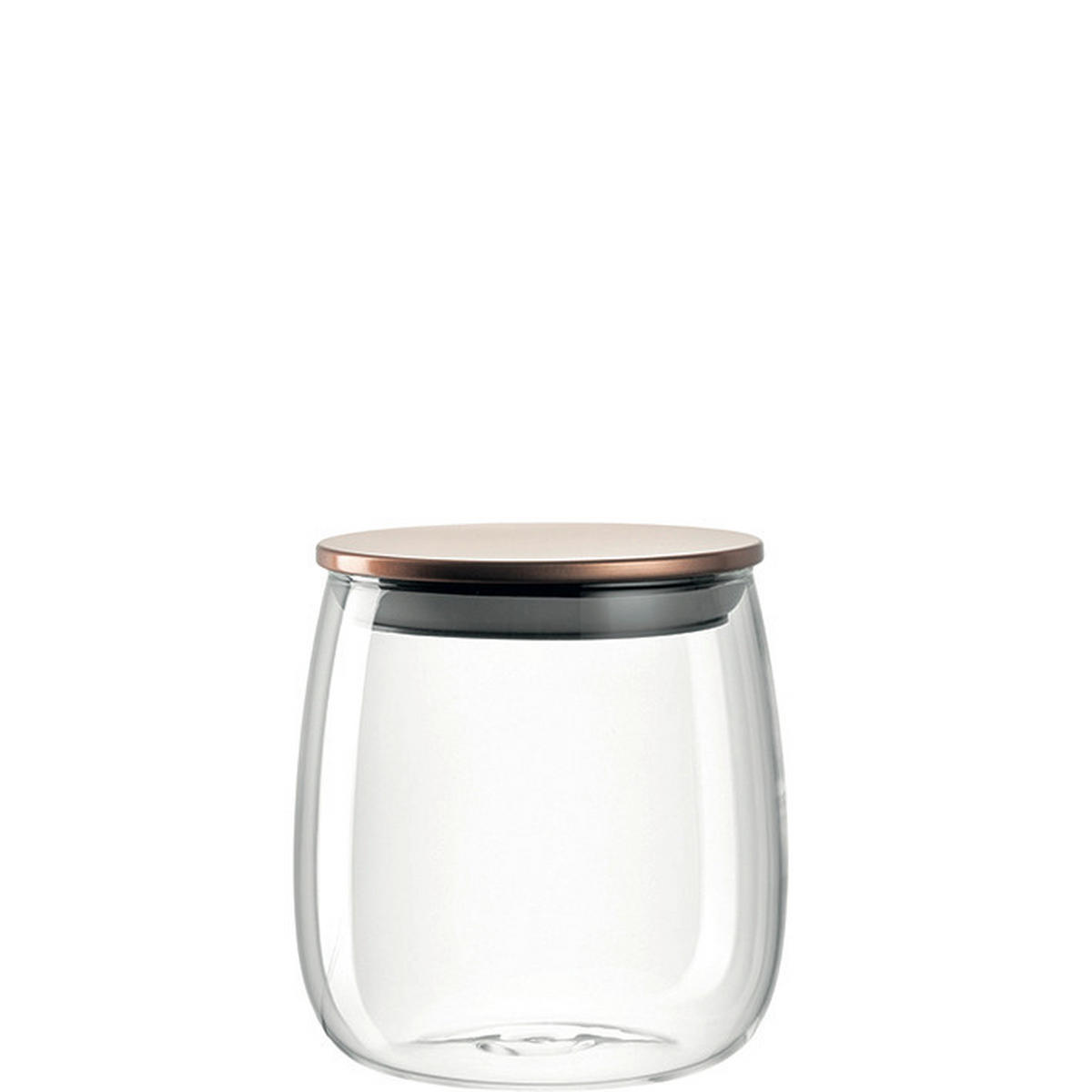 POSODA ZA SHRANJEVANJE  TE PER TE  12,3/13,5/12,3 cm           - prozorno, Basics, steklo (12,3/13,5/12,3cm) - Leonardo