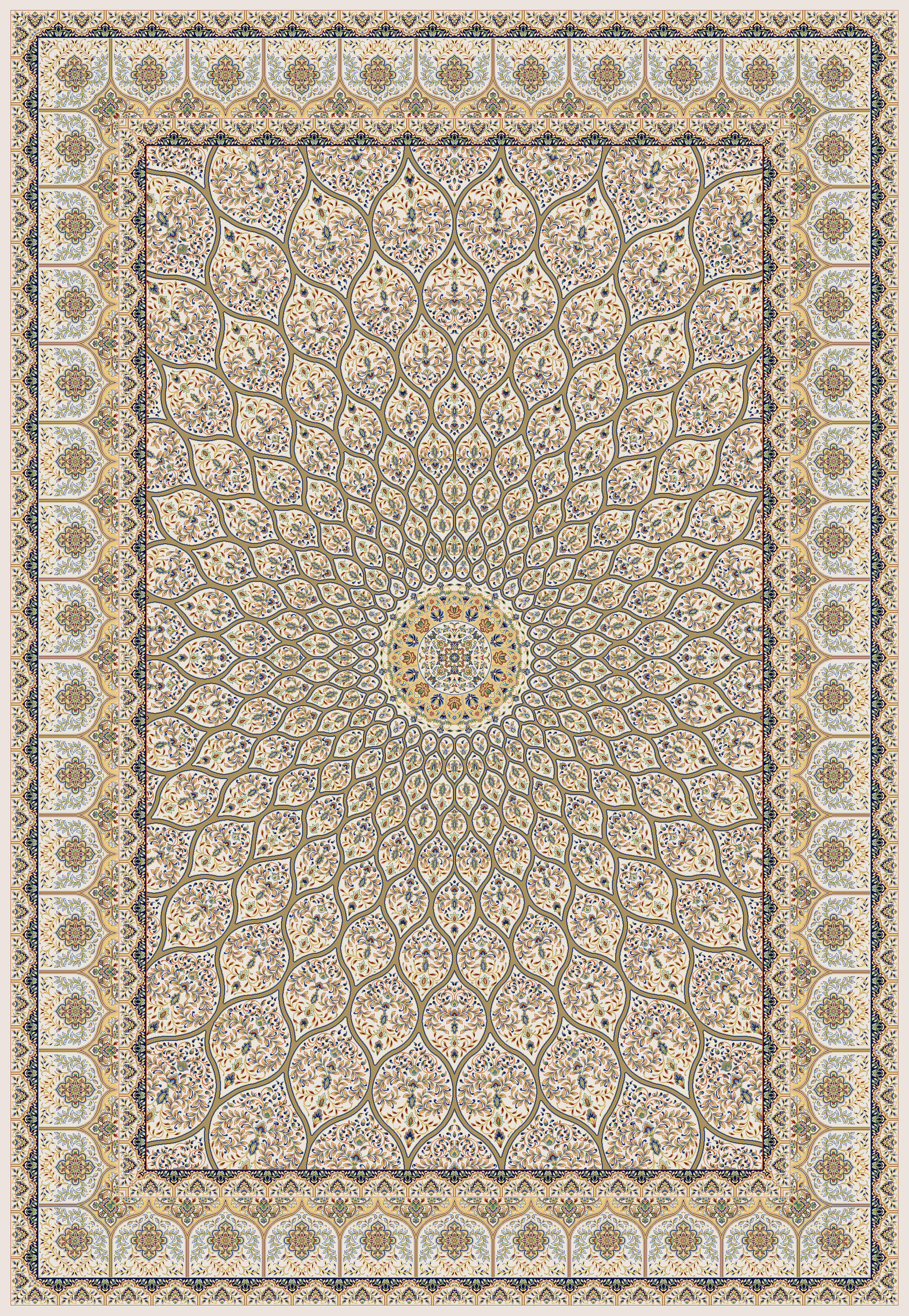 VINTAGE KOBEREC, 200 cm krémová - krémová, Design, textil (200cm) - Dieter Knoll