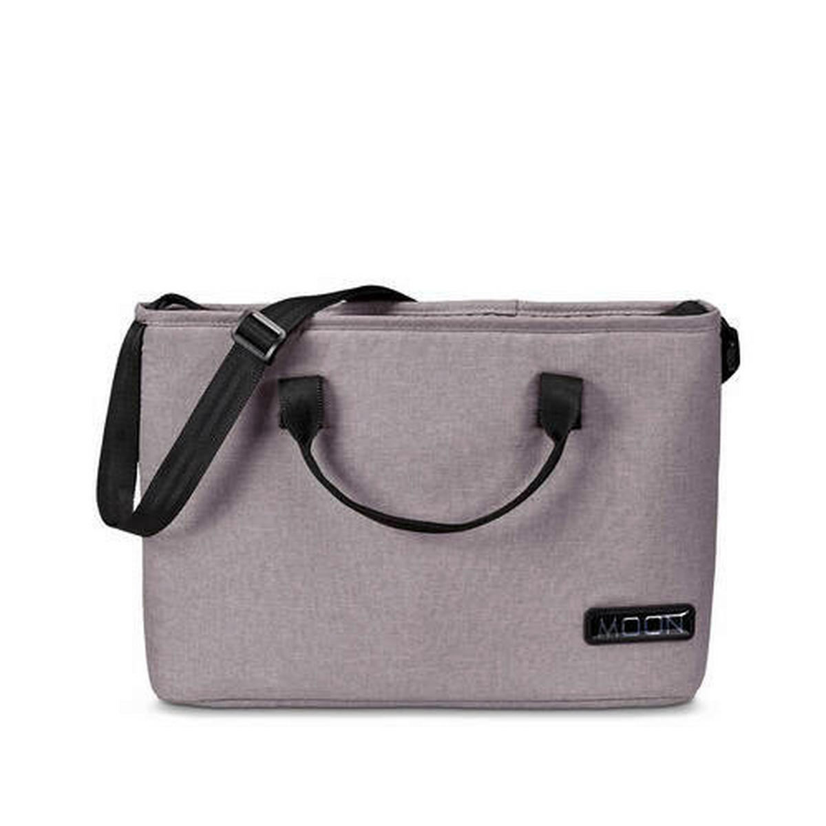 KINDERWAGENSET  Aura Set  Stone Melange  - Hellgrau, Basics (140/61/115cm) - Moon