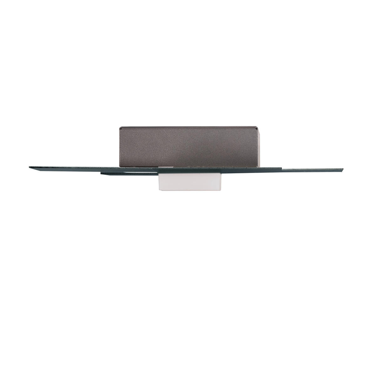LED-WANDLEUCHTE Creo 28/6,5/28 cm  - Schwarz/Weiß, Design, Kunststoff/Metall (28/6,5/28cm) - Grossmann