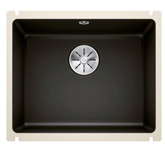 SPÜLE 523740  - Schwarz, Keramik (54,3/20/45,6cm) - Blanco