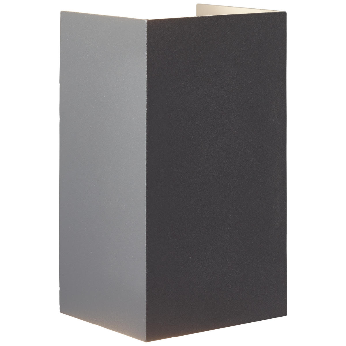 WANDLEUCHTE   - Dunkelgrau, Basics, Glas/Metall (13.6/8/6.8cm) - Brilliant