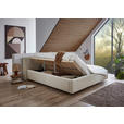 POLSTERBETT 180/200 cm  in Beige  - Beige, Basics, Holz/Textil (180/200cm) - Xora