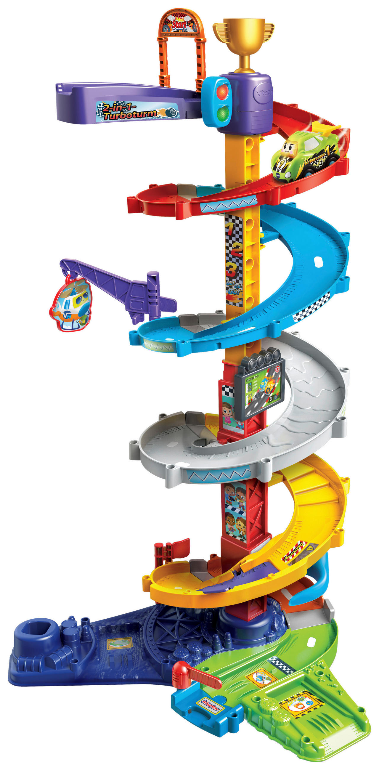 PARKGARAGE - Multicolor, Basics, Kunststoff (50/38,1/13,3cm) - Vtech