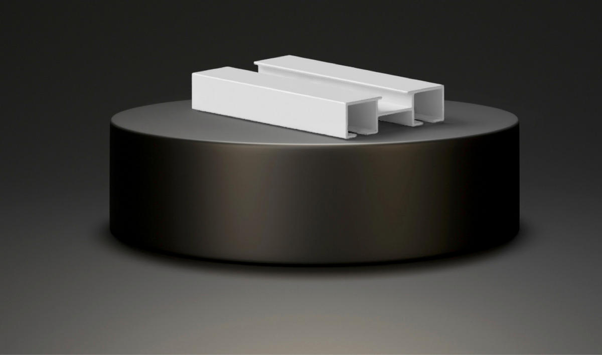 VODILO ZA ZAVESE      bela  - bela, Basics, kovina (250/5,3/1cm) - Gardinia