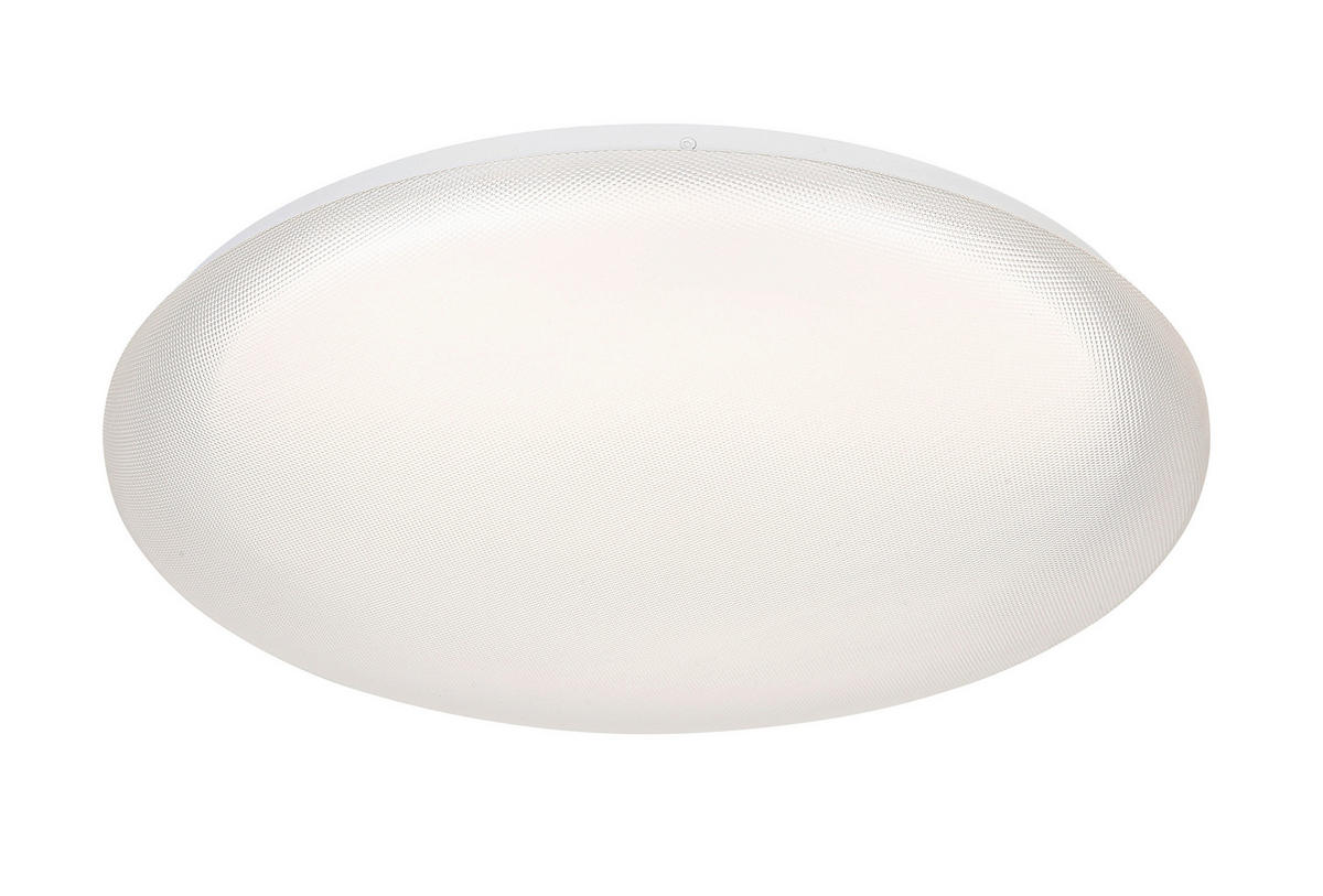 LED MENNYEZETI LÁMPA - áttetsző/fehér, Trend, műanyag/fém (50/8cm) - Novel