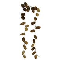 GIRLANDE Naturmaterialien  - Braun, Natur, Naturmaterialien (10/160cm) - X-Mas
