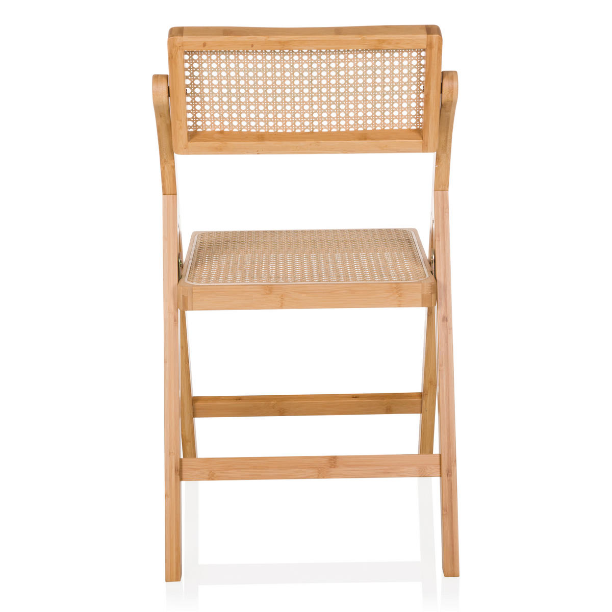 KLAPPSTUHL Bambus, Rattan Braun  - Braun, MODERN, Holz (45,5/83,5/45cm) - Gardenson