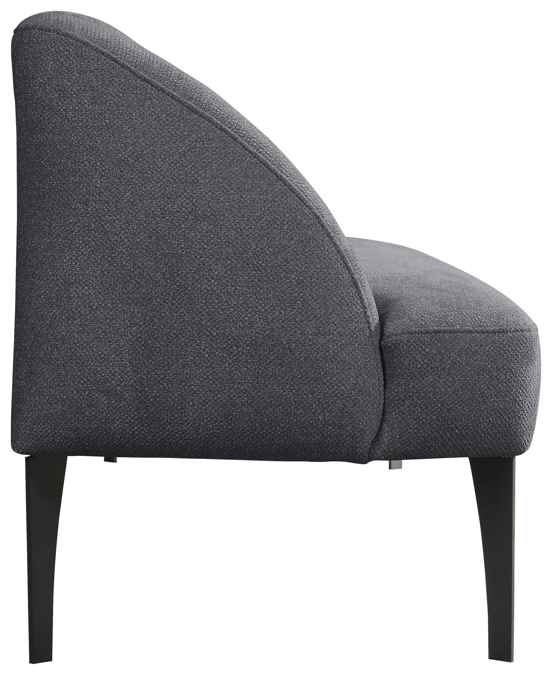 SITZBANK 197/85/72 cm Webstoff Blau Metall  - Blau/Schwarz, KONVENTIONELL, Textil/Metall (197/85/72cm) - Moderano