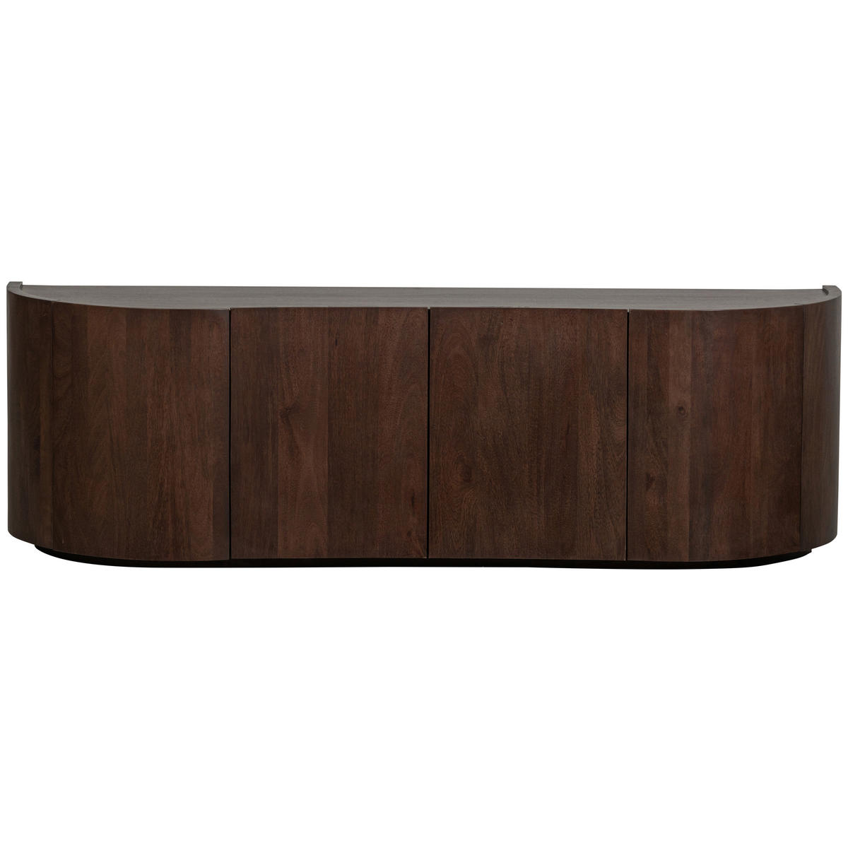 KOMMODE Sense  in 160/50/46 cm  - Walnussfarben, Design, Holz (160/50/46cm) - Livetastic