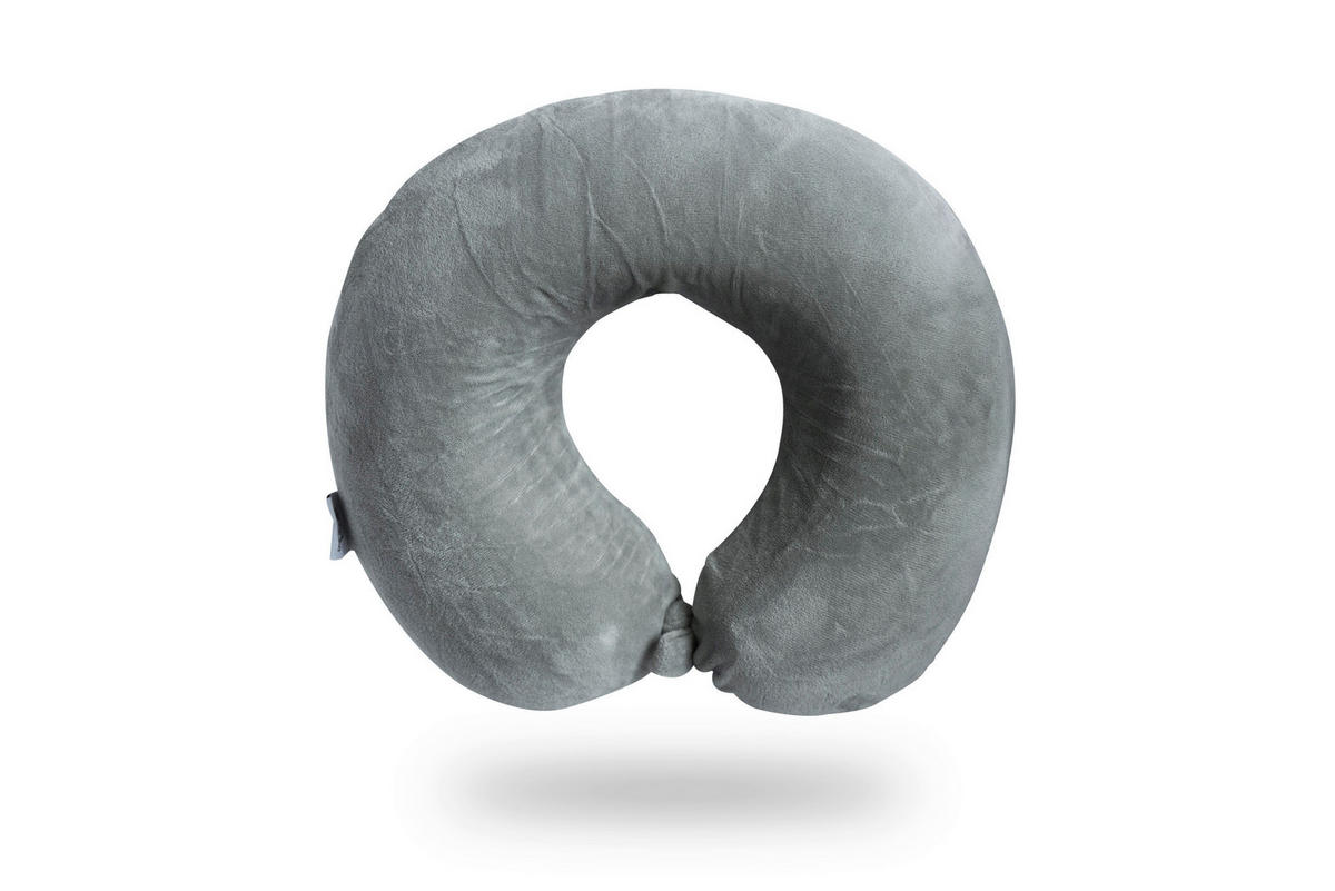 NACKENKISSEN   - Hellgrau/Grau, Basics, Textil