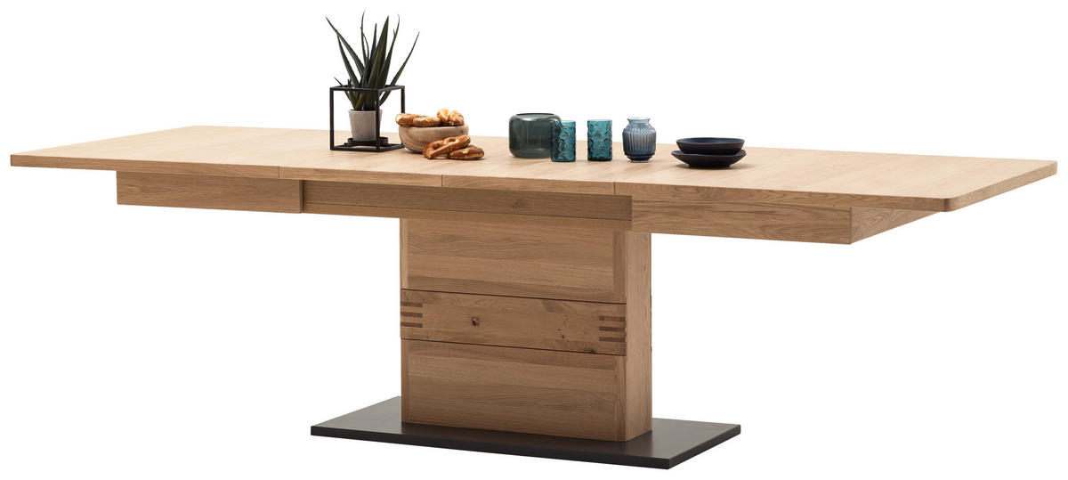 ESSTISCH in Holz, Holzwerkstoff 180/100/77 cm  - Eichefarben/Anthrazit, Design, Holz/Holzwerkstoff (180/100/77cm) - Livetastic